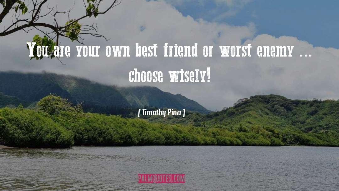 Wisely quotes by Timothy Pina