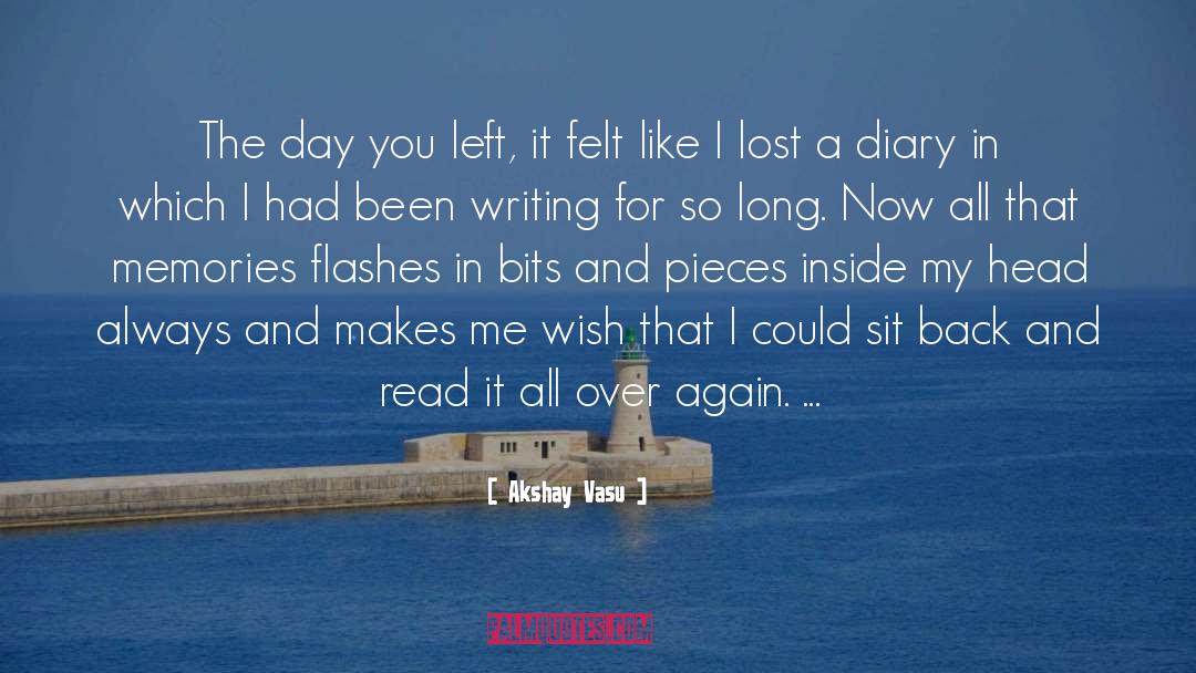 Wish I Felt Loved quotes by Akshay Vasu