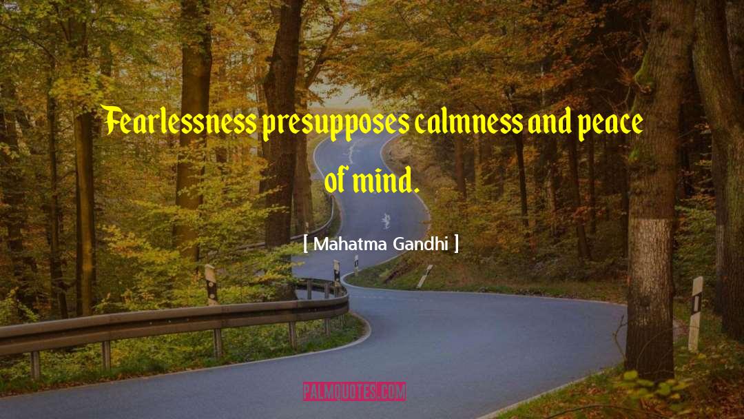 Wish List Peace Of Mind quotes by Mahatma Gandhi