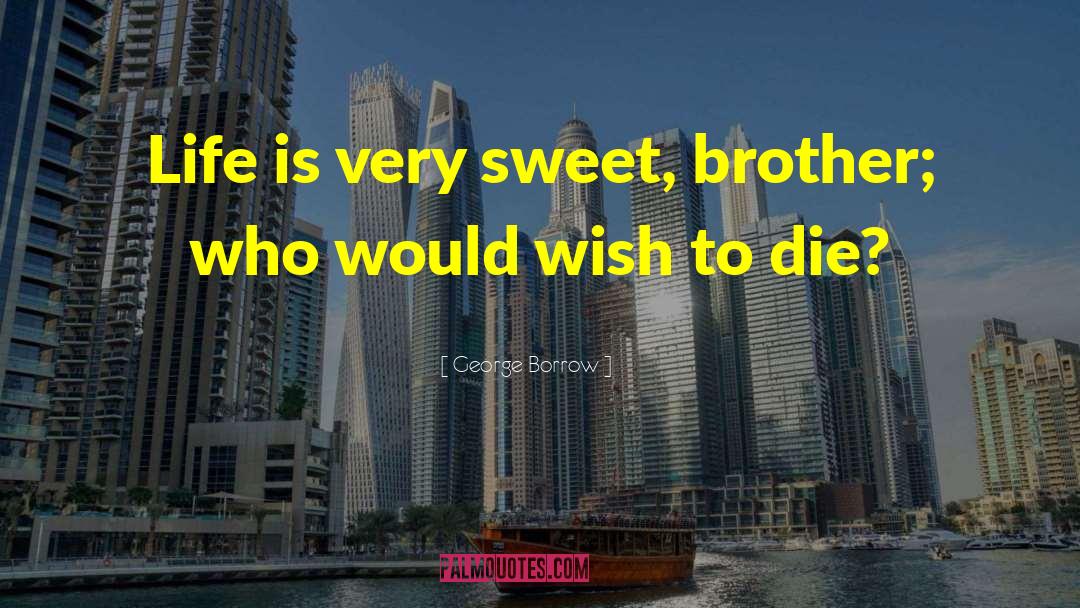 Wish To Die quotes by George Borrow