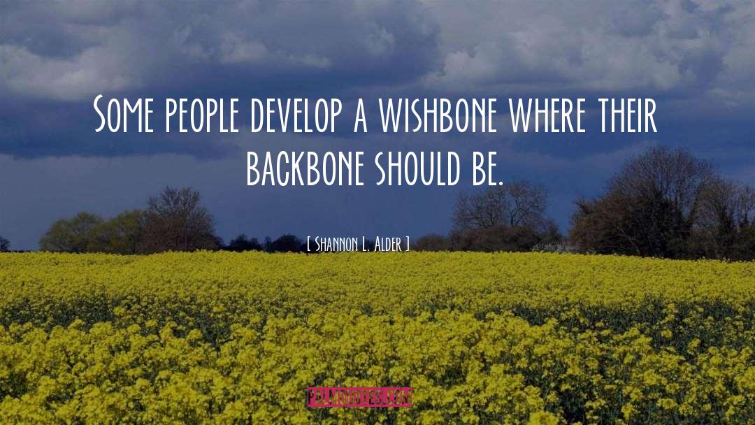 Wishbone quotes by Shannon L. Alder