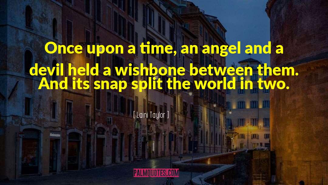 Wishbone quotes by Laini Taylor