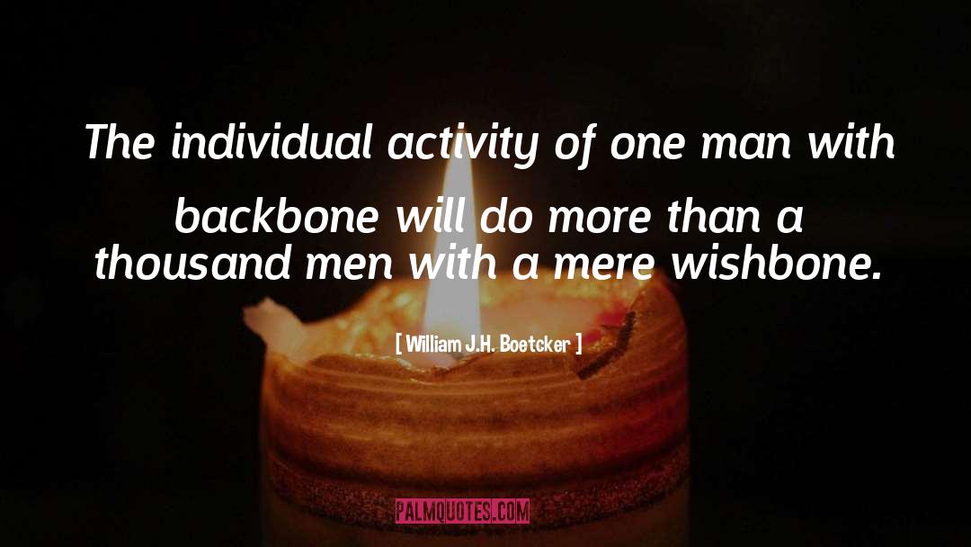 Wishbone quotes by William J.H. Boetcker