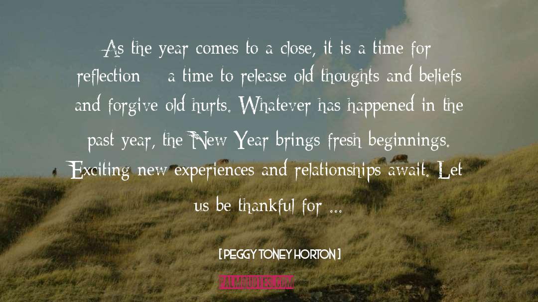 Wishes For New Year quotes by Peggy Toney Horton