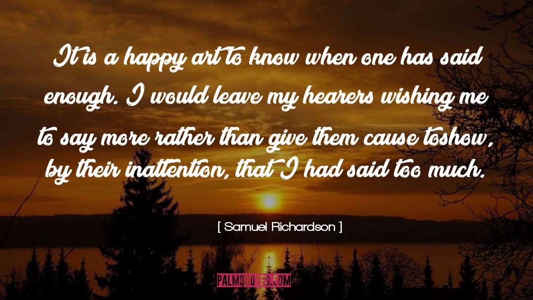 Wishing Happy Vacation quotes by Samuel Richardson