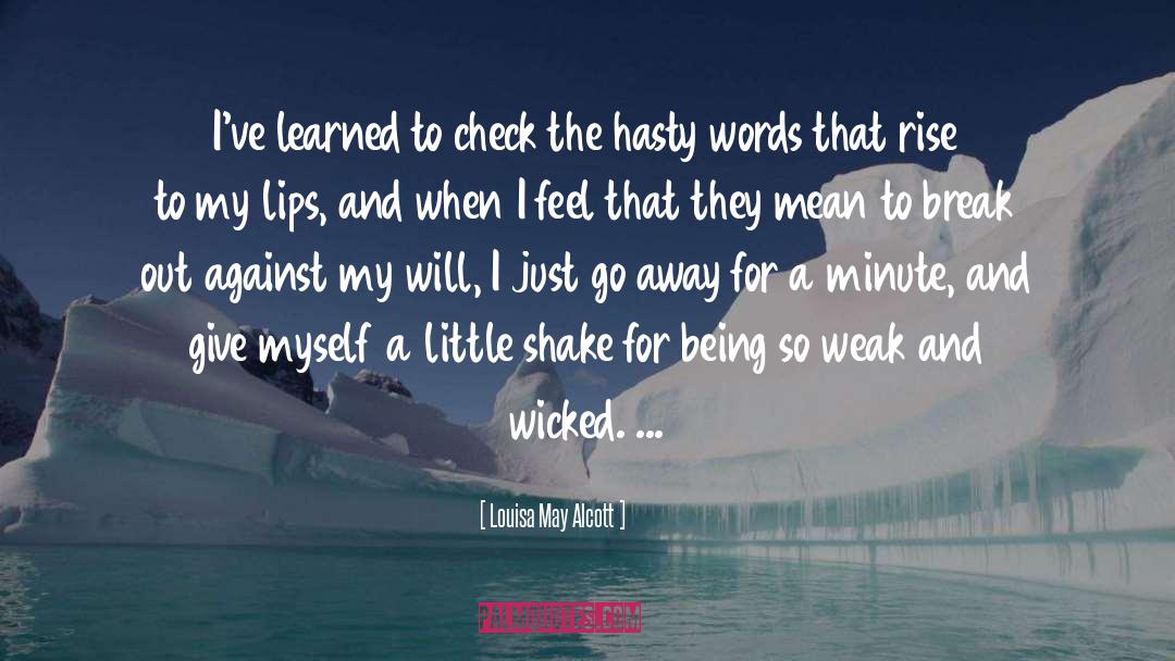 Wisr Words quotes by Louisa May Alcott