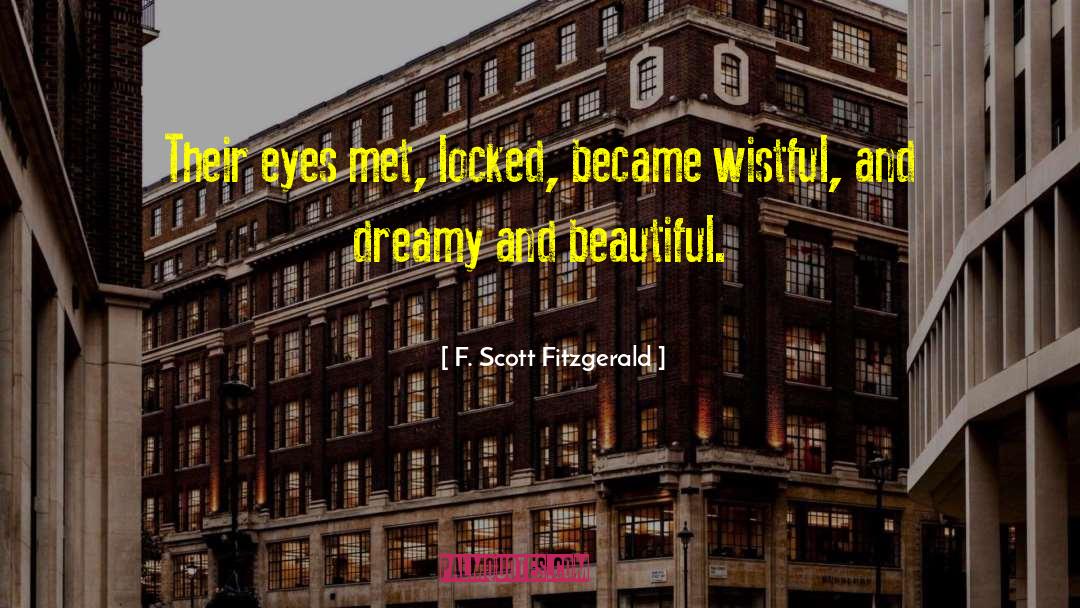 Wistful quotes by F. Scott Fitzgerald