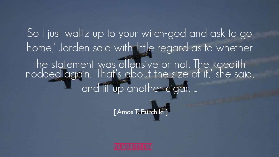 Witch Hunts quotes by Amos T. Fairchild