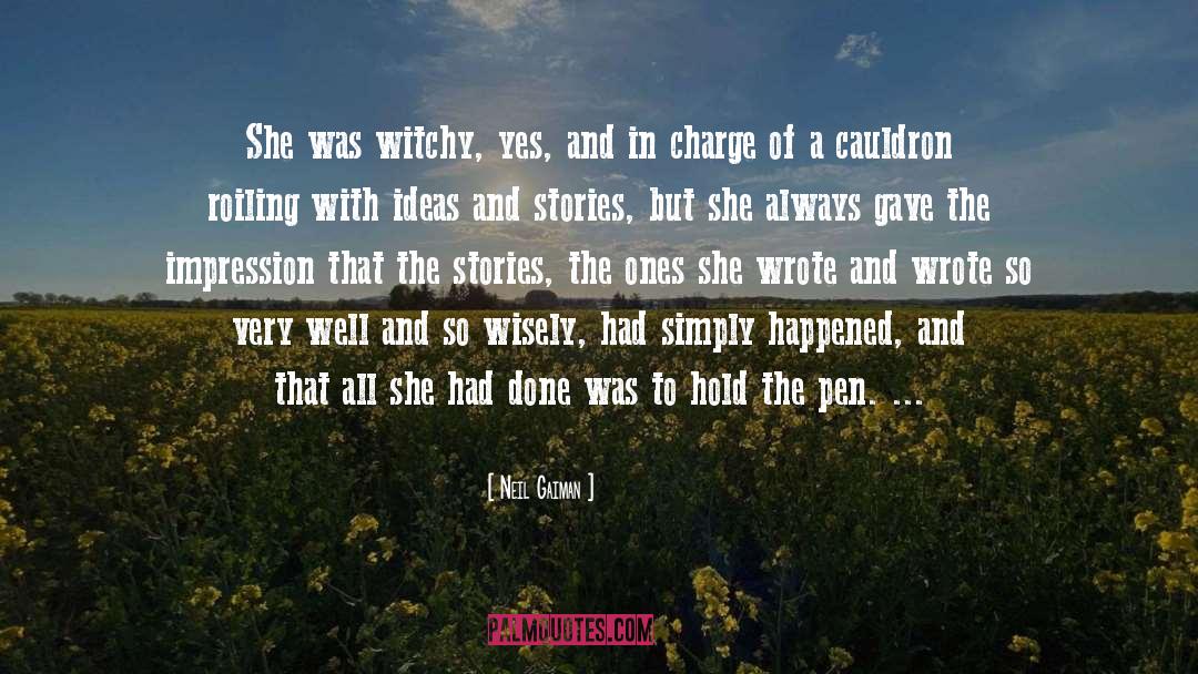 Witchy quotes by Neil Gaiman