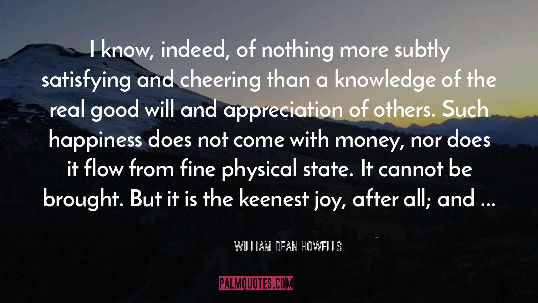 With Money quotes by William Dean Howells