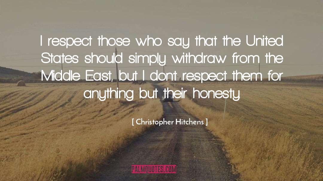 Withdraw quotes by Christopher Hitchens