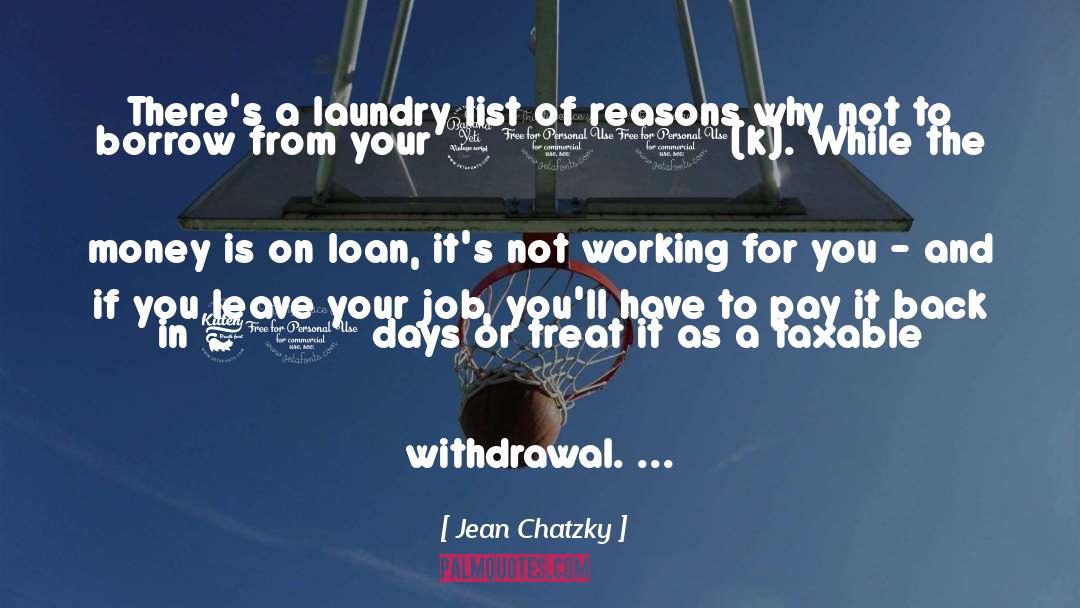 Withdrawal quotes by Jean Chatzky