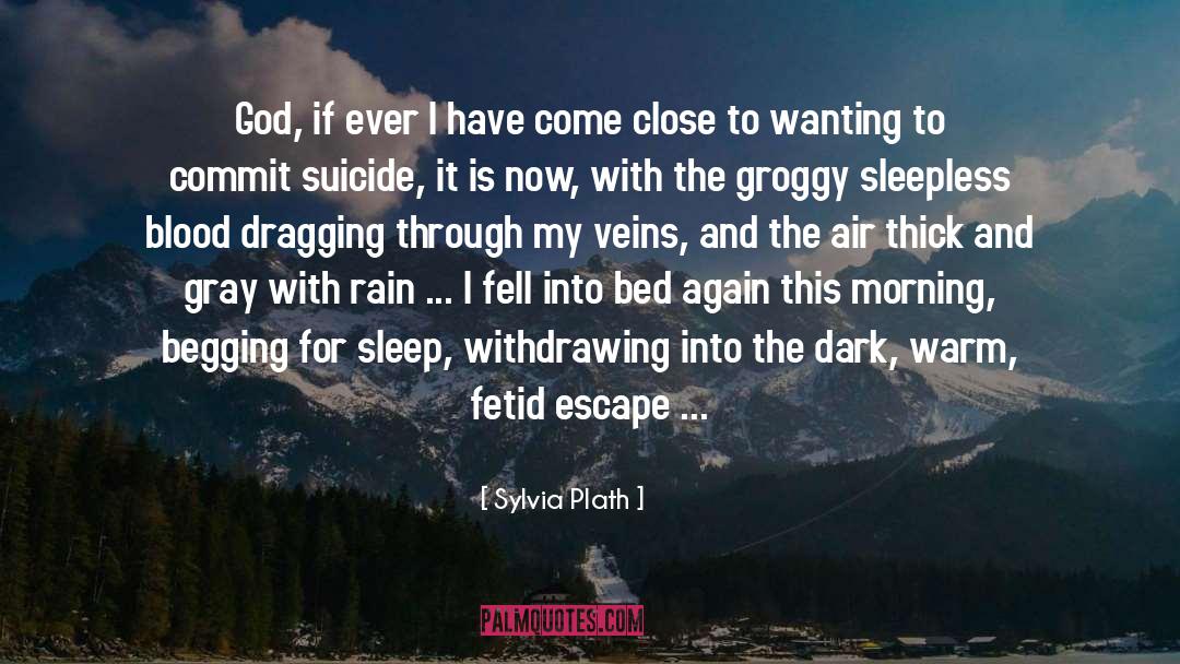 Withdrawing quotes by Sylvia Plath