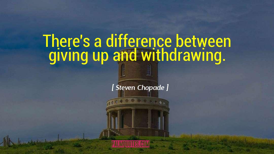 Withdrawing quotes by Steven Chopade