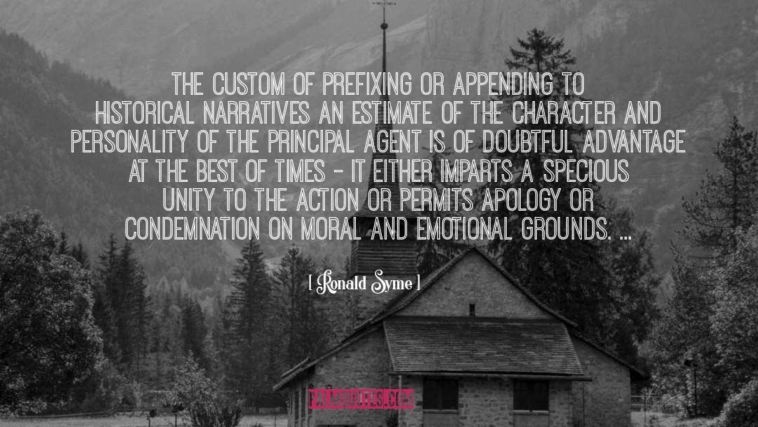 Withhold Apology quotes by Ronald Syme