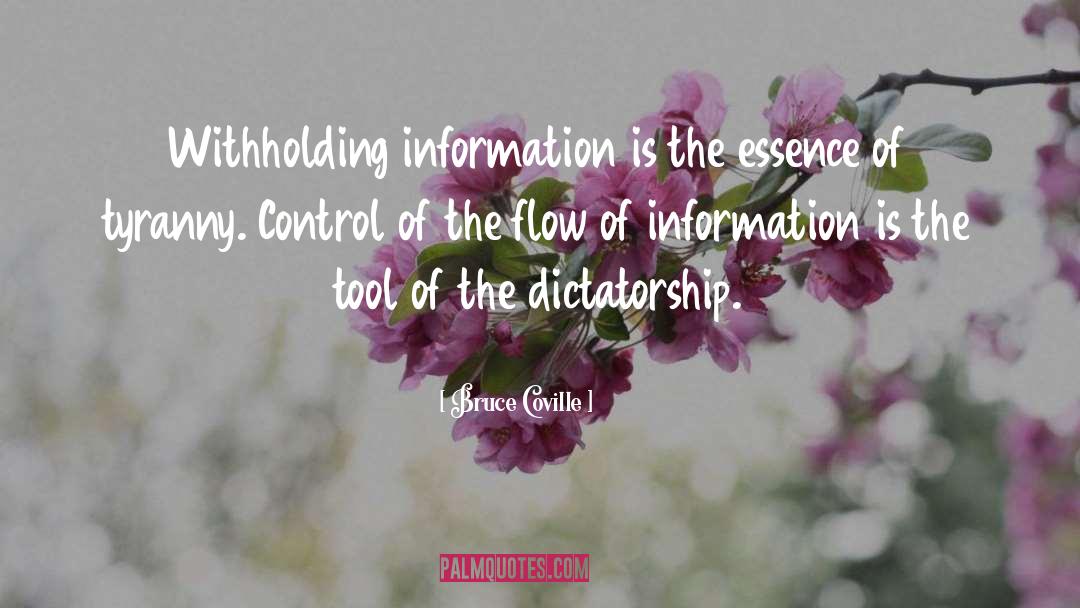Withholding Information quotes by Bruce Coville