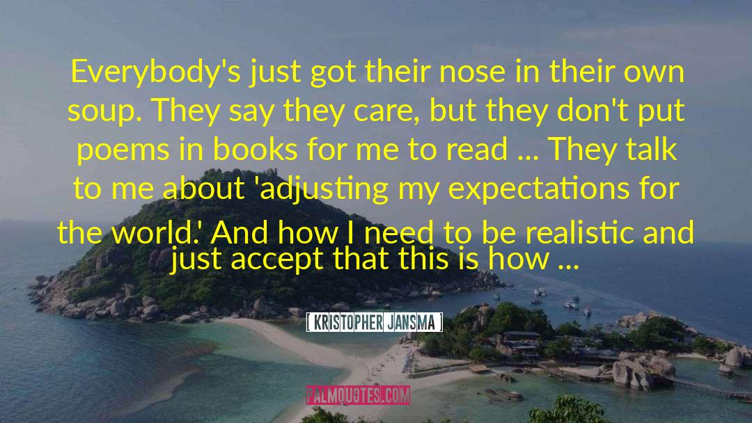 Without Expectations quotes by Kristopher Jansma