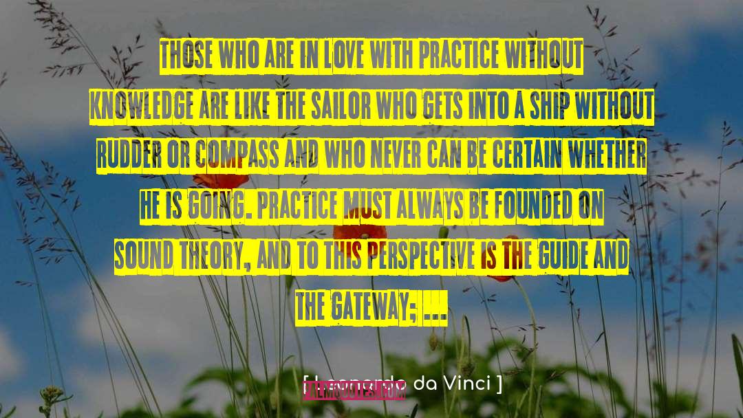 Without Knowledge quotes by Leonardo Da Vinci