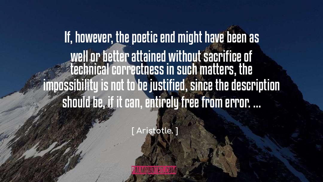 Without Sacrifice quotes by Aristotle.