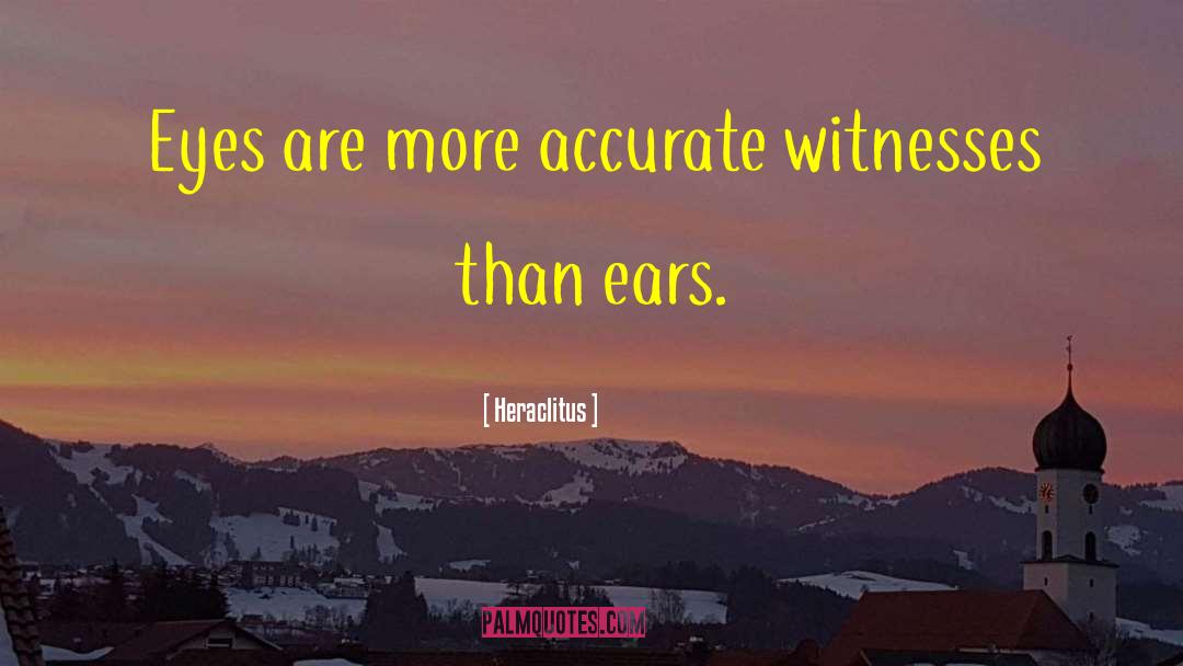 Witnesses quotes by Heraclitus
