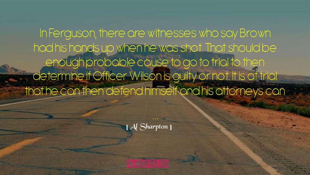 Witnesses quotes by Al Sharpton