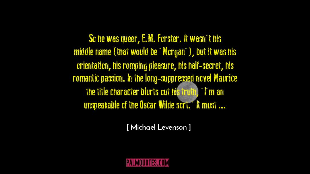 Wives And Mothers quotes by Michael Levenson