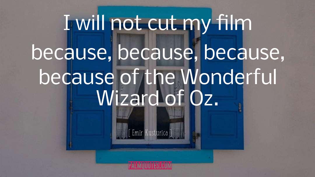 Wizard Of Oz quotes by Emir Kusturica