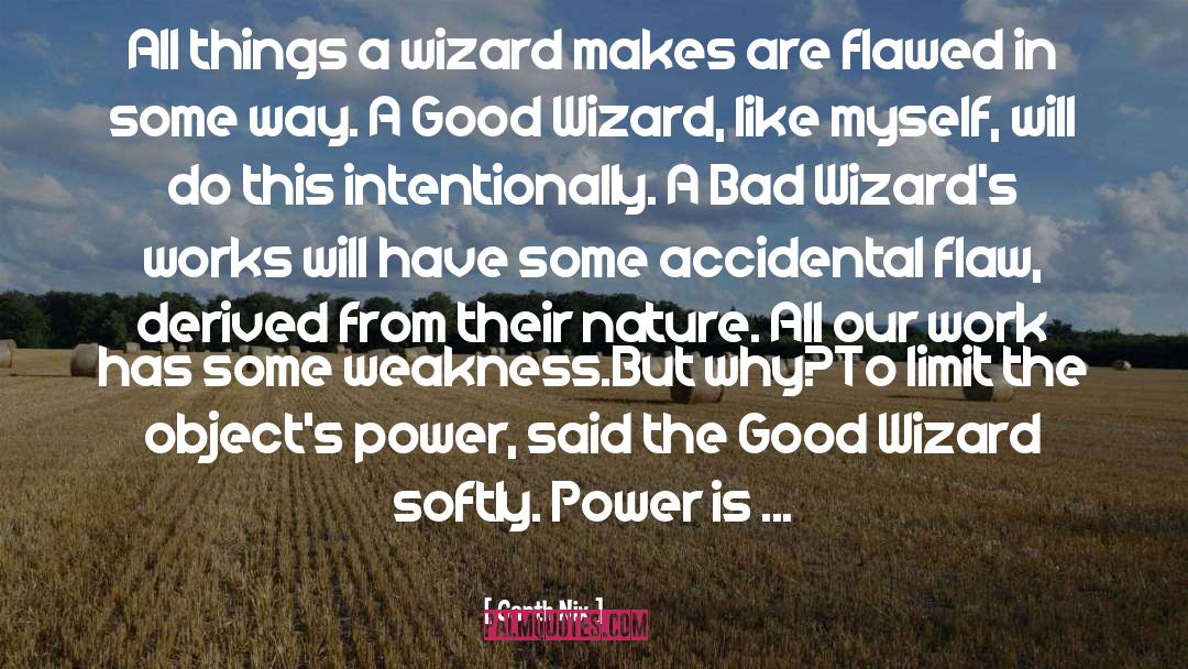 Wizard quotes by Garth Nix
