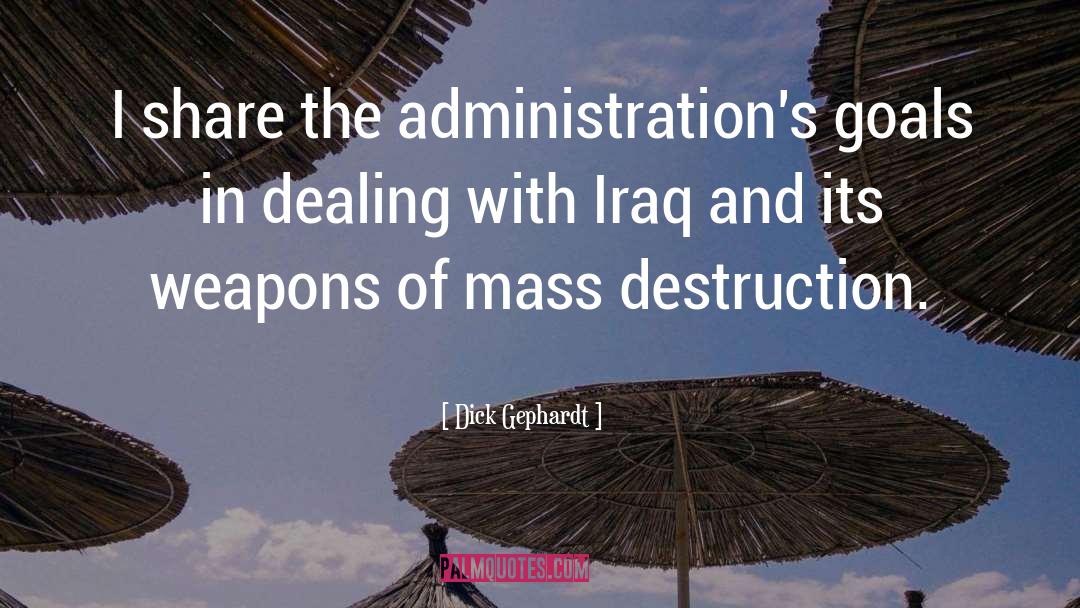 Wmd quotes by Dick Gephardt