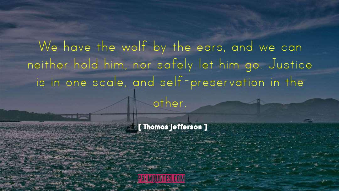 Wolf By The Ears quotes by Thomas Jefferson