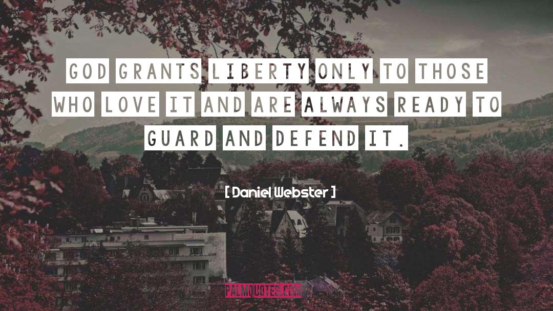 Wolf Guard Alarm quotes by Daniel Webster