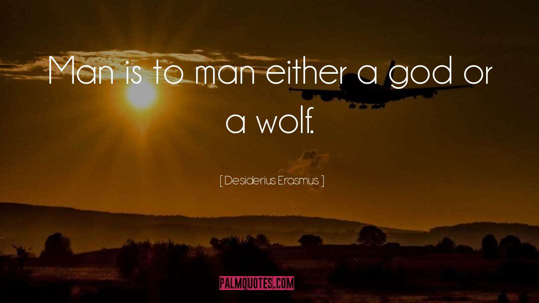 Wolf Howling quotes by Desiderius Erasmus