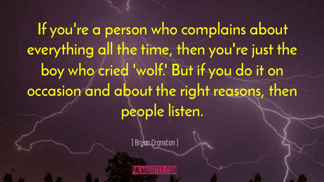 Wolf Pact quotes by Bryan Cranston