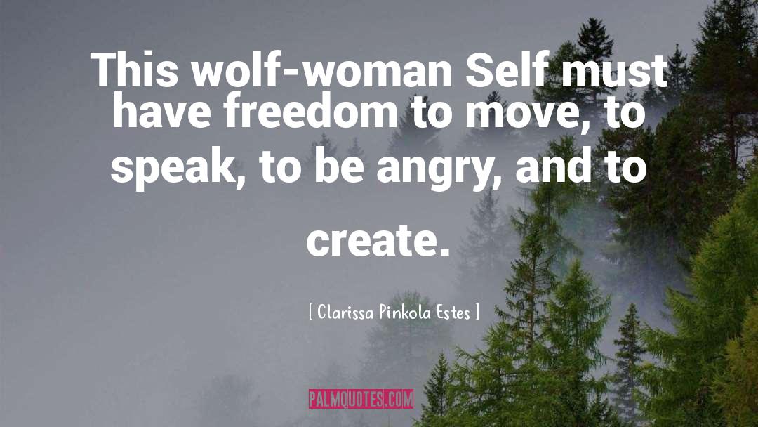 Wolf Speaker quotes by Clarissa Pinkola Estes