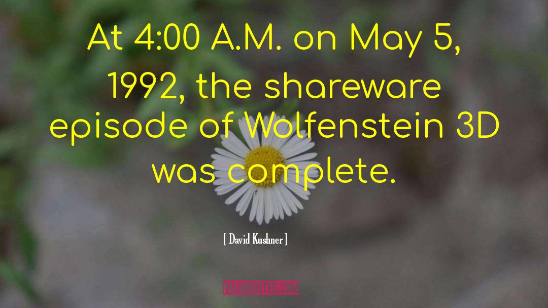 Wolfenstein 3d Hitler quotes by David Kushner