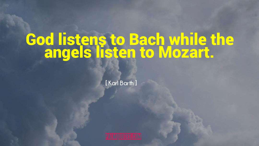 Wolfgang Mozart quotes by Karl Barth