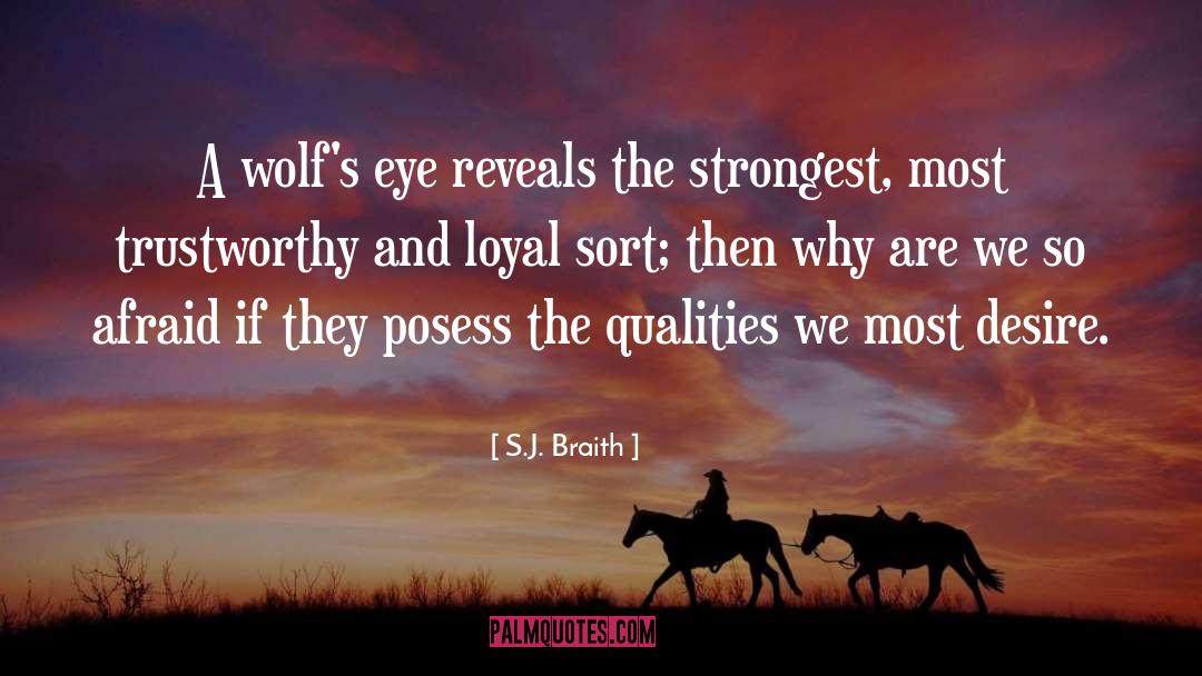 Wolfs quotes by S.J. Braith