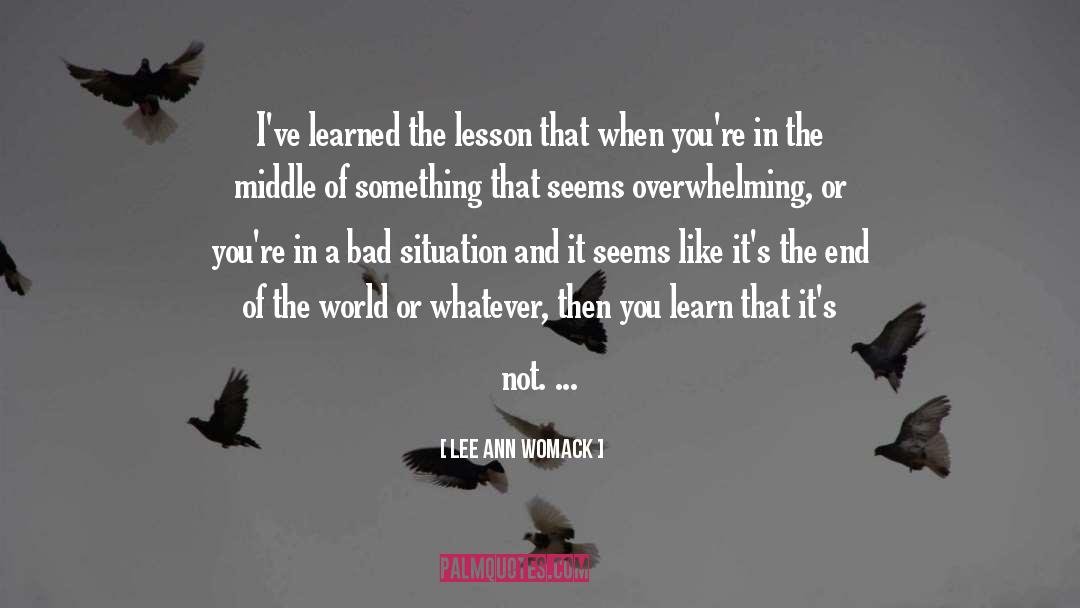Womack quotes by Lee Ann Womack