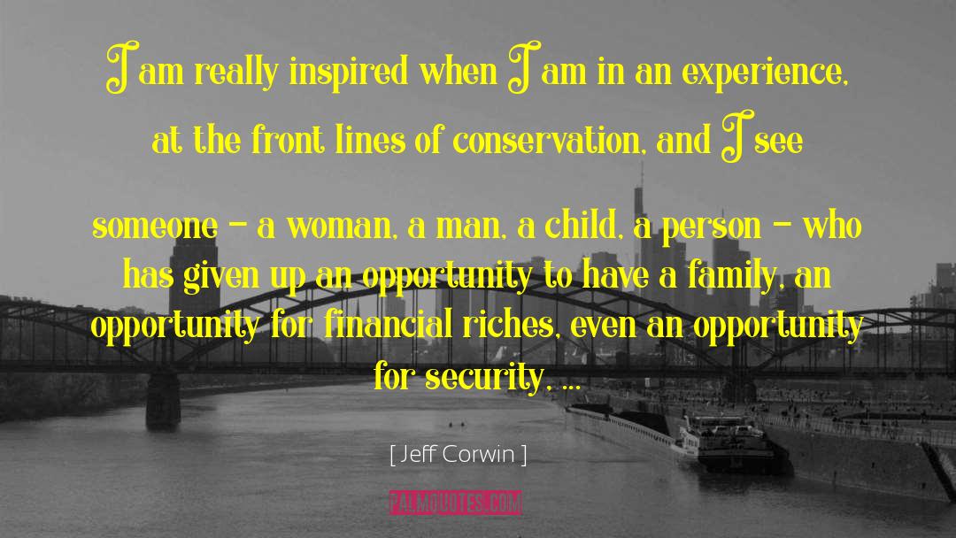 Woman And Family quotes by Jeff Corwin