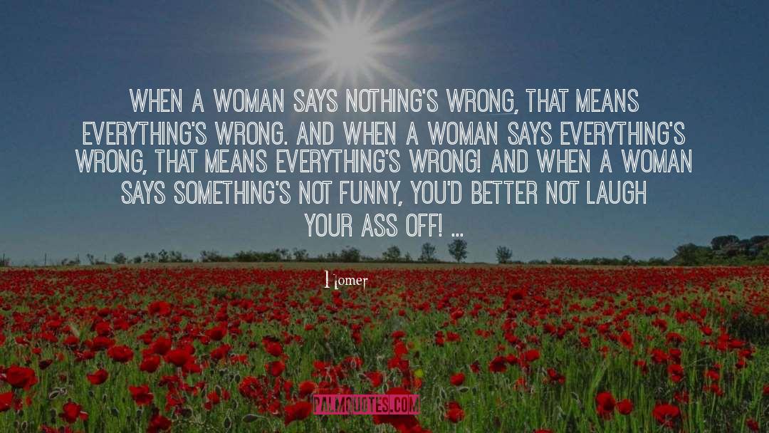 Woman And Man quotes by Homer