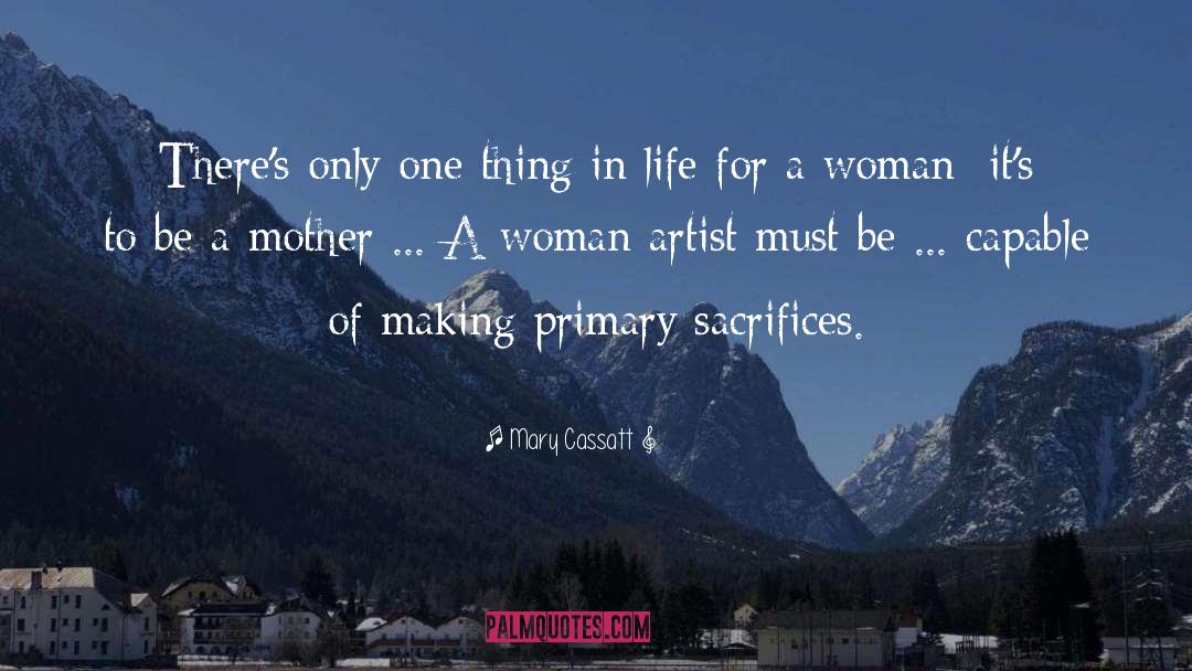 Woman Artist quotes by Mary Cassatt