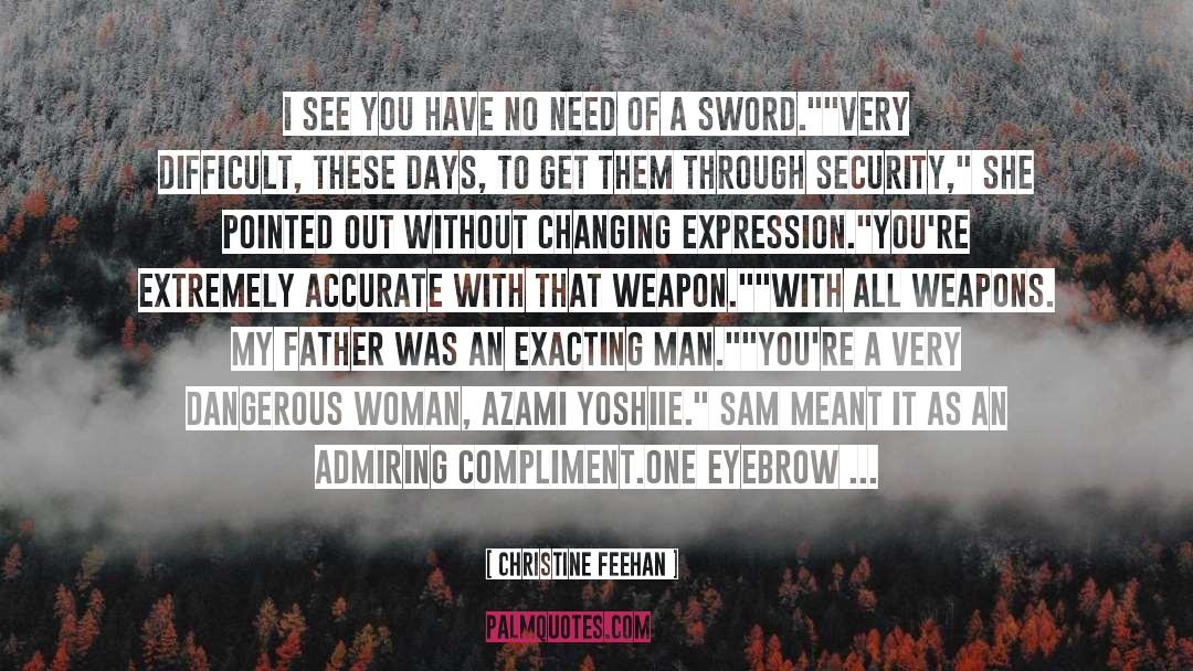 Woman Fiction quotes by Christine Feehan