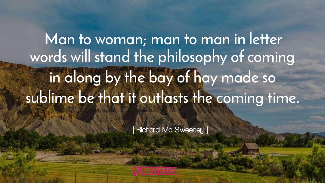 Woman Man quotes by Richard Mc Sweeney