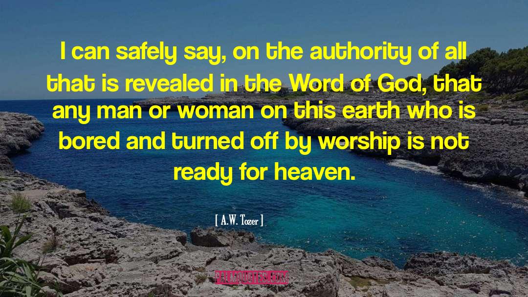 Woman Of Faith quotes by A.W. Tozer