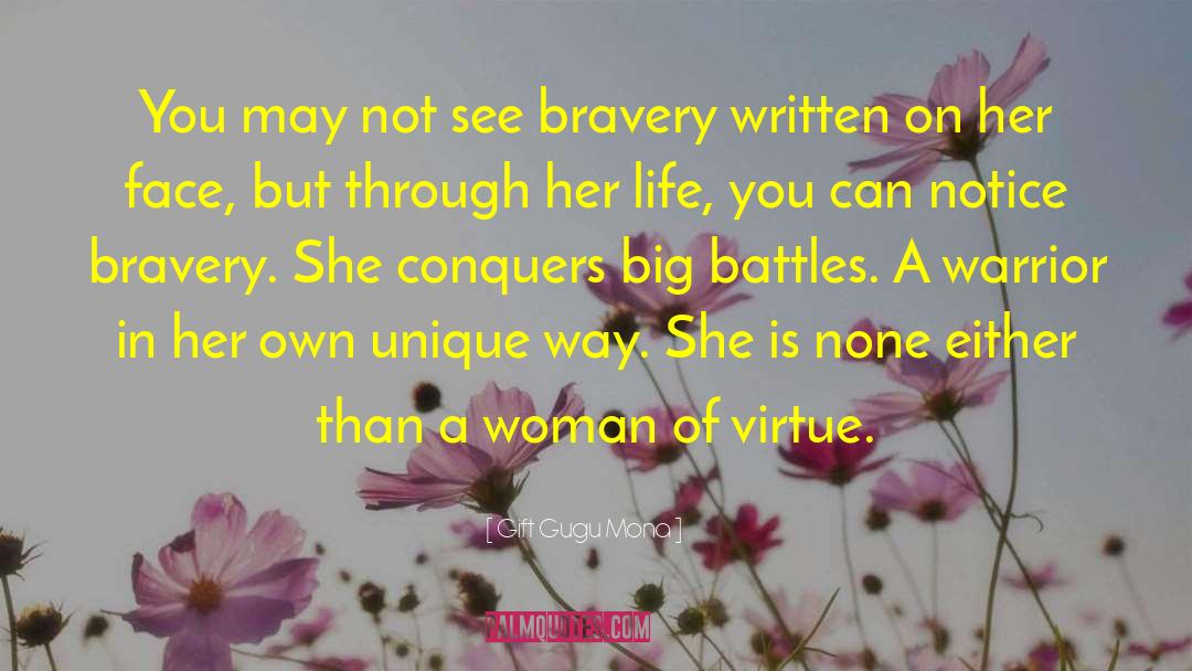 Woman Of Virtue quotes by Gift Gugu Mona