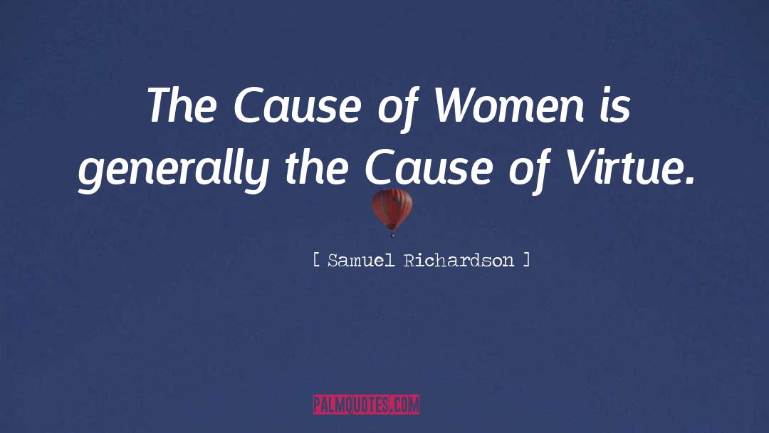Woman Of Virtue quotes by Samuel Richardson