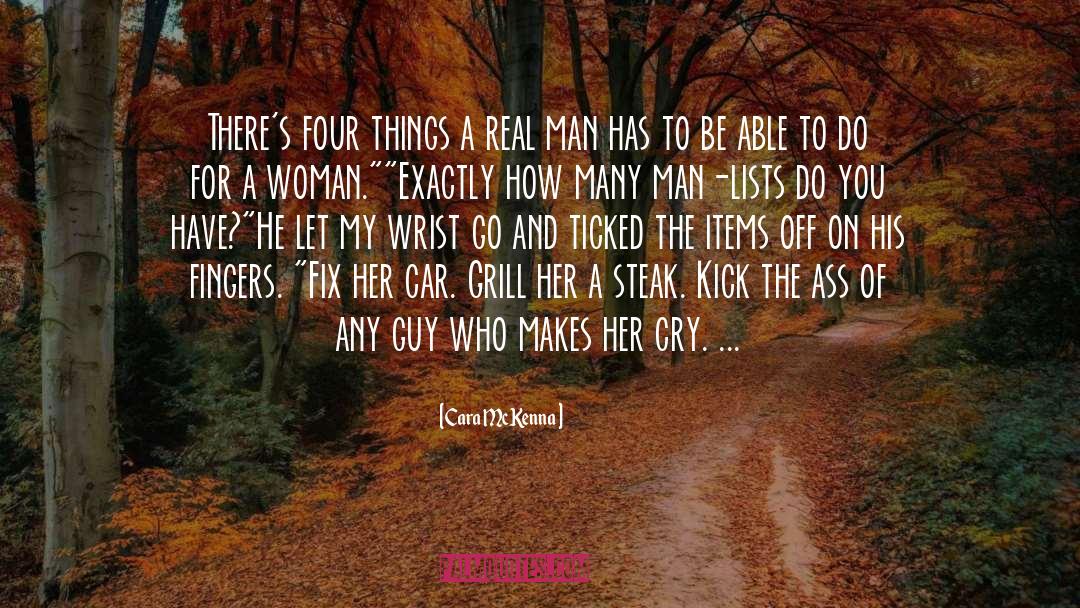 Woman quotes by Cara McKenna