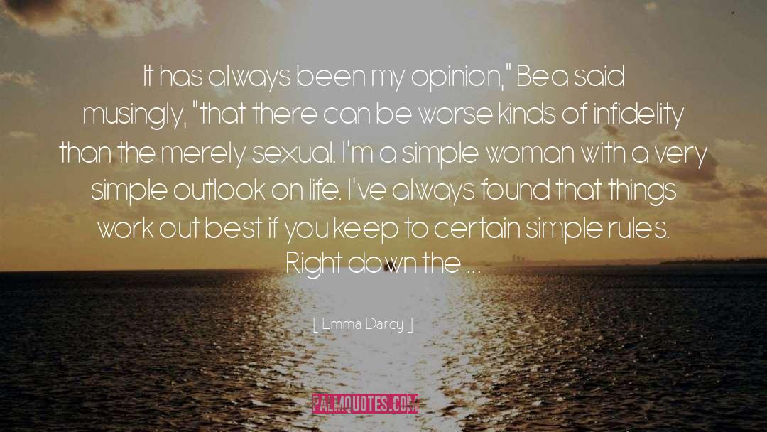 Woman Simple Harness quotes by Emma Darcy