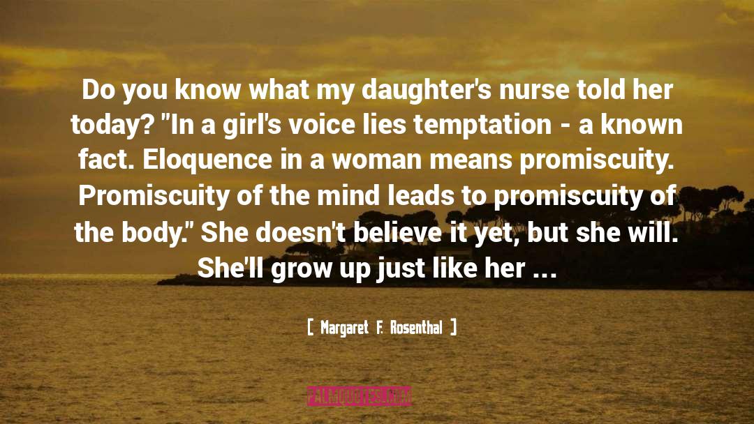 Woman Strength quotes by Margaret F. Rosenthal