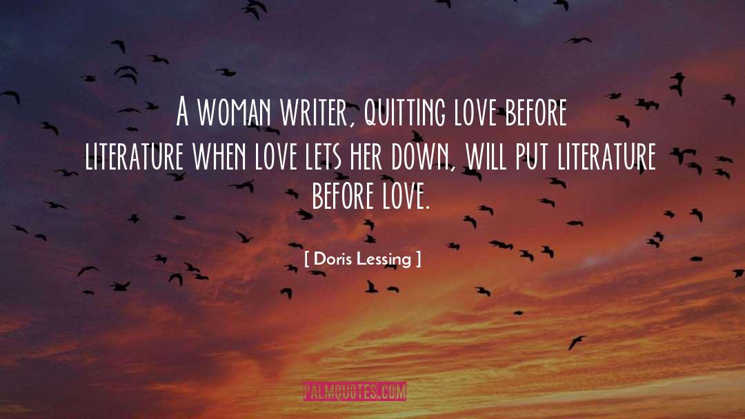 Woman Writer quotes by Doris Lessing